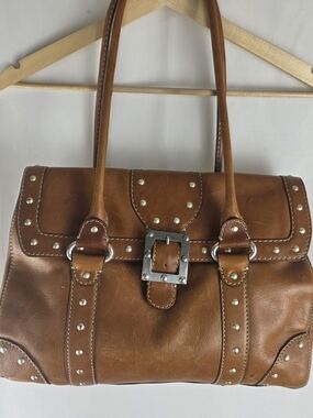 🤎✨ Vintage Michael Kors Croc Embossed Satchel ✨🤎